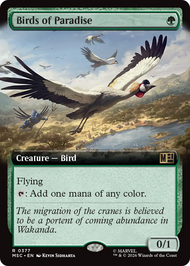 Birds of Paradise (Extended Art) [Marvel Super Heroes Commander] | Anubis Games and Hobby