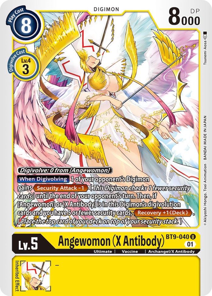 Angewomon (X Antibody) [BT9-040] [X Record] | Anubis Games and Hobby