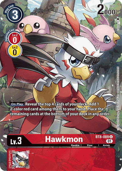 Hawkmon [BT8-009] (Alternate Art) [New Awakening] | Anubis Games and Hobby