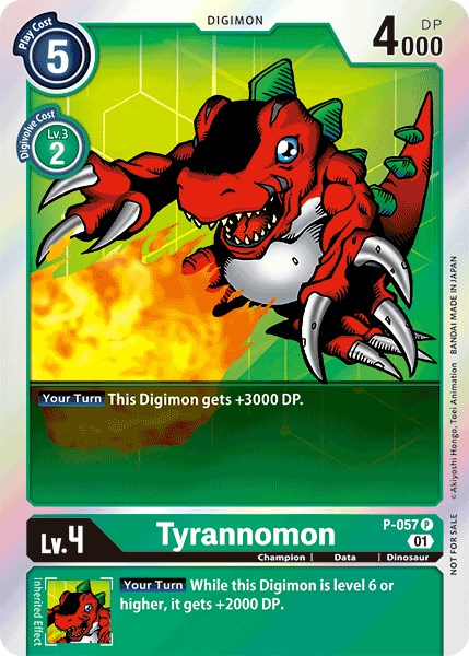 Tyrannomon [P-057] (Official Tournament Pack Vol.4) [Promotional Cards] | Anubis Games and Hobby