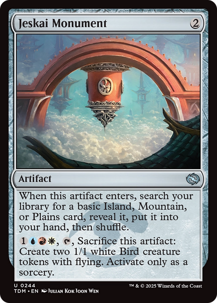 Jeskai Monument [Tarkir: Dragonstorm] | Anubis Games and Hobby