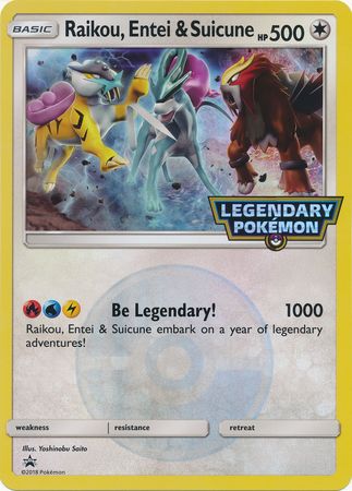 Raikou, Entei & Suicune (Jumbo Card) [Miscellaneous Cards] | Anubis Games and Hobby