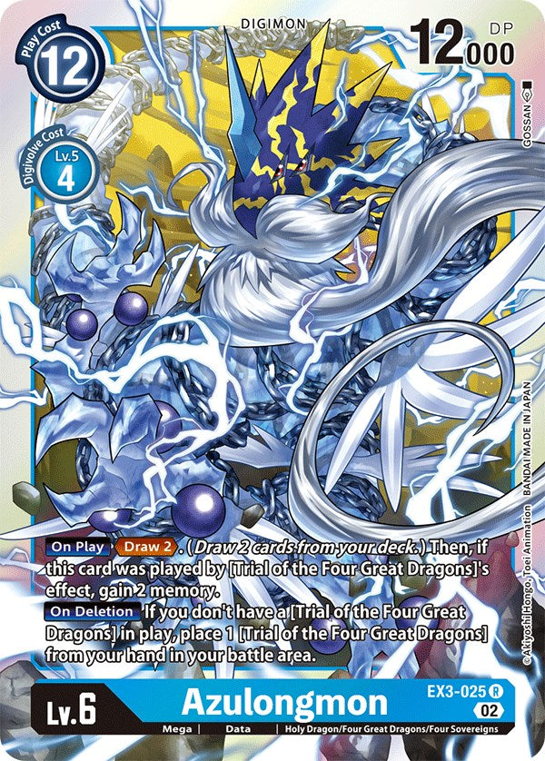 Azulongmon [EX3-025] [Draconic Roar] | Anubis Games and Hobby