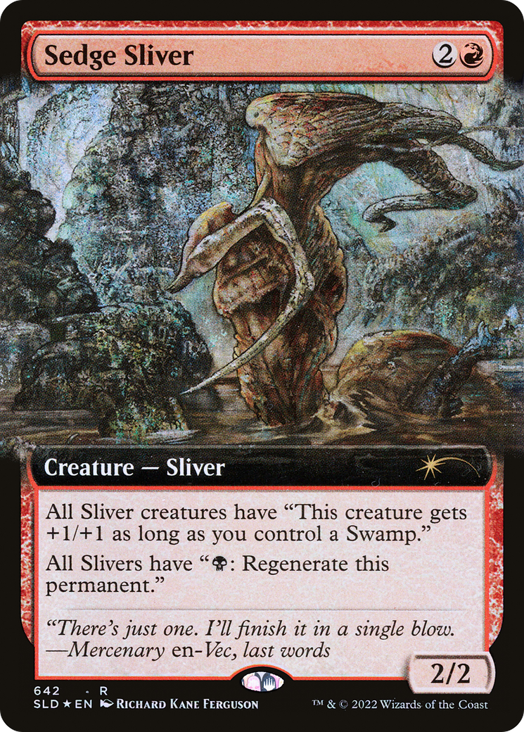 Sedge Sliver (Extended Art) [Secret Lair Drop Promos] | Anubis Games and Hobby