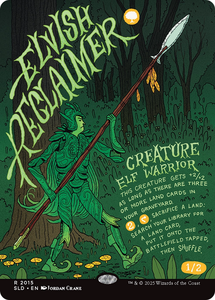 Elvish Reclaimer [Secret Lair Drop Series] | Anubis Games and Hobby