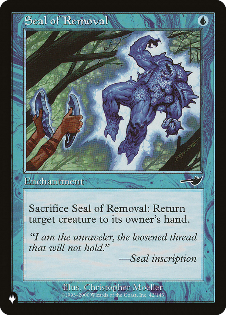 Seal of Removal [The List Reprints] | Anubis Games and Hobby