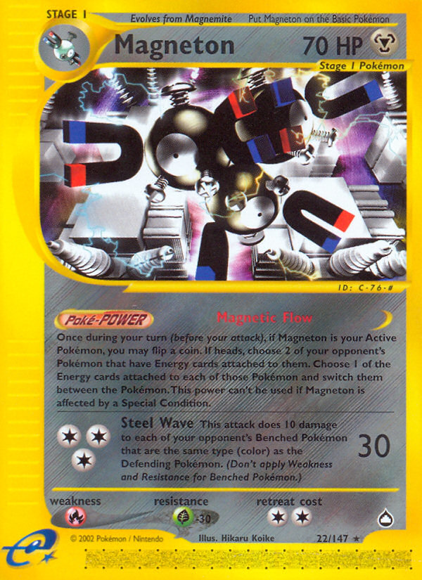 Magneton (22/147) [Aquapolis] | Anubis Games and Hobby