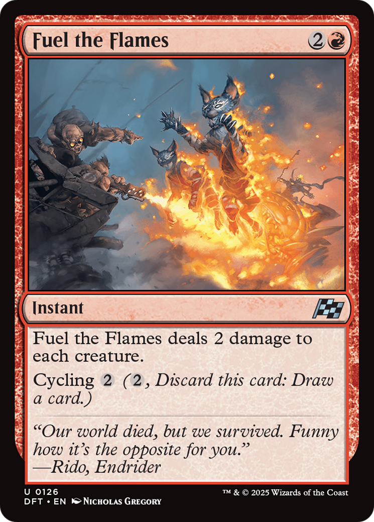 Fuel the Flames [Aetherdrift] | Anubis Games and Hobby