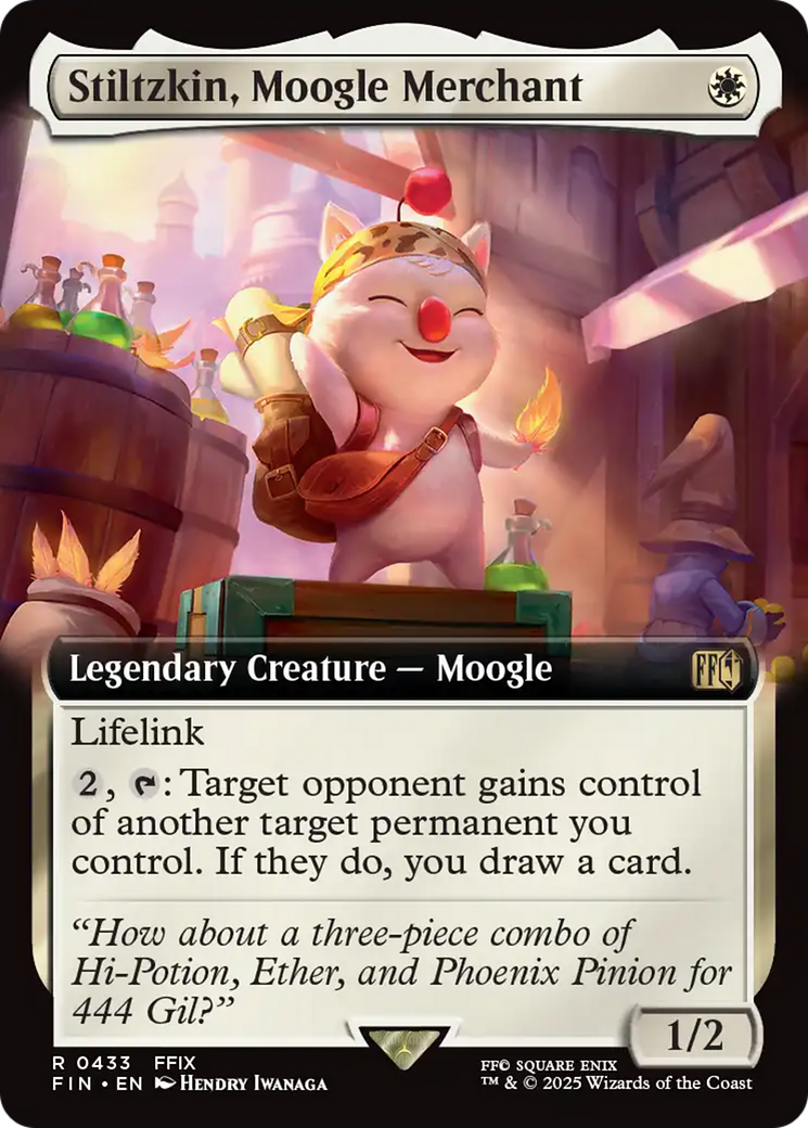 Stiltzkin, Moogle Merchant (Extended Art) [FINAL FANTASY] | Anubis Games and Hobby