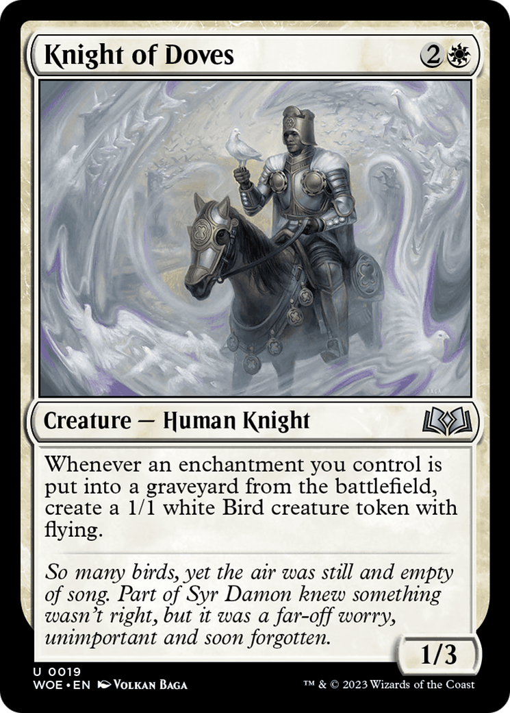 Knight of Doves [Wilds of Eldraine] | Anubis Games and Hobby