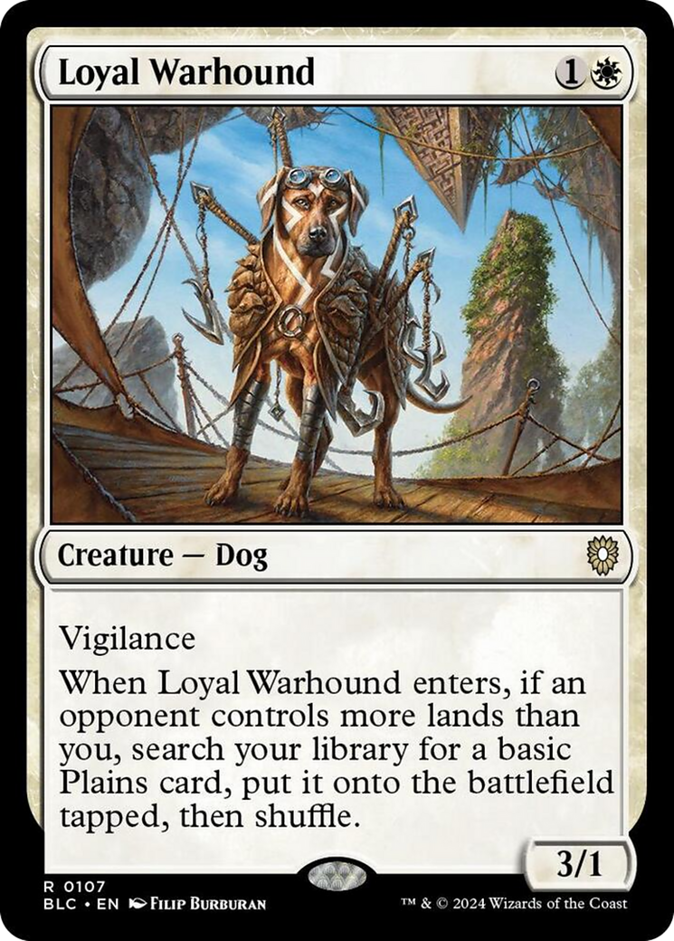 Loyal Warhound [Bloomburrow Commander] | Anubis Games and Hobby