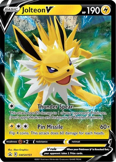 Jolteon V (SWSH151) [Sword & Shield: Black Star Promos] | Anubis Games and Hobby