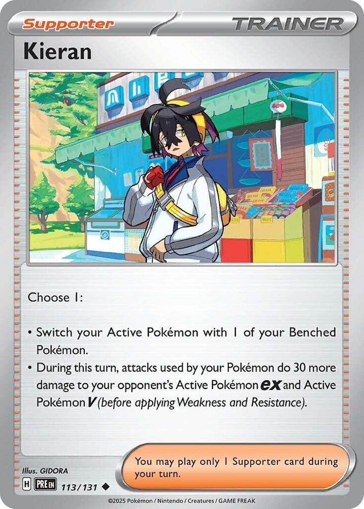 Kieran (113/131) [Scarlet & Violet: Prismatic Evolutions] | Anubis Games and Hobby