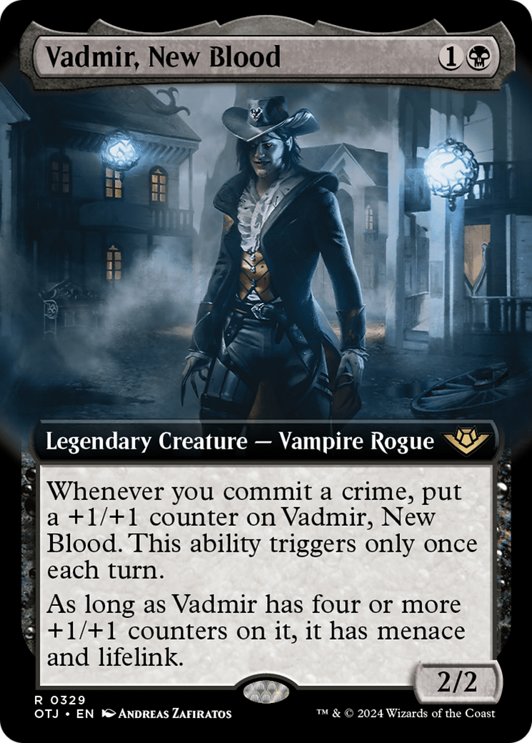 Vadmir, New Blood (Extended Art) [Outlaws of Thunder Junction] | Anubis Games and Hobby