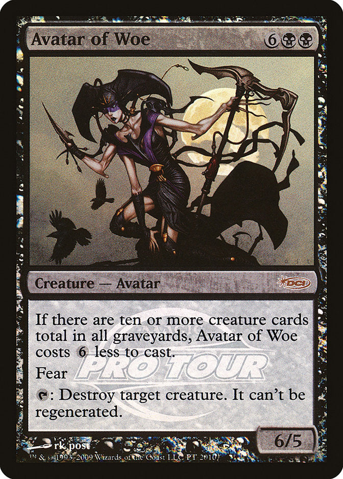 Avatar of Woe (Pro Tour) [Pro Tour Promos] | Anubis Games and Hobby