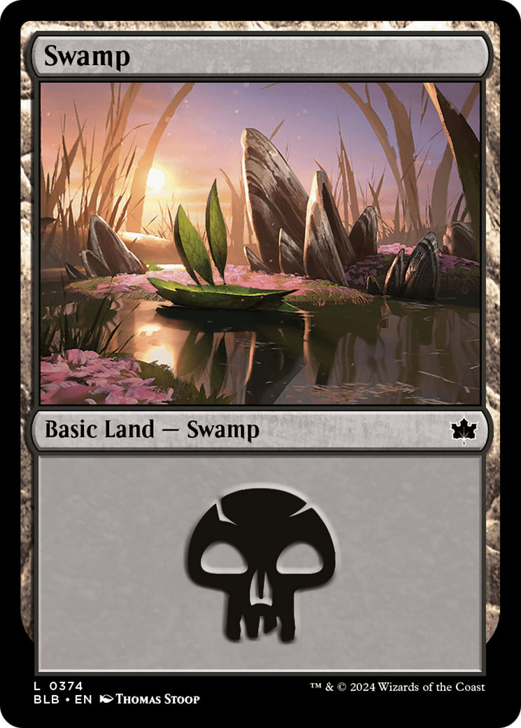 Swamp (0374) [Bloomburrow] | Anubis Games and Hobby