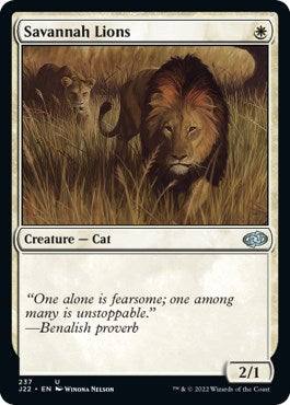 Savannah Lions [Jumpstart 2022] | Anubis Games and Hobby