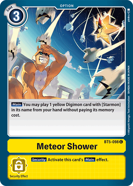 Meteor Shower [BT5-098] [Battle of Omni] | Anubis Games and Hobby