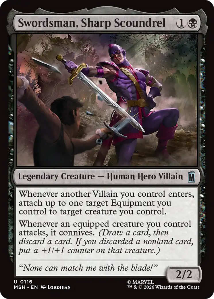 Swordsman, Sharp Scoundrel [Marvel Super Heroes] | Anubis Games and Hobby