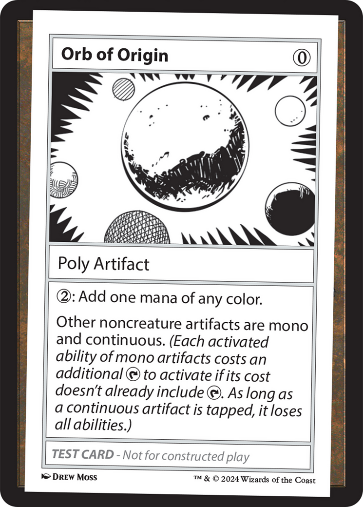 Orb of Origin [Mystery Booster 2 Playtest Cards] | Anubis Games and Hobby