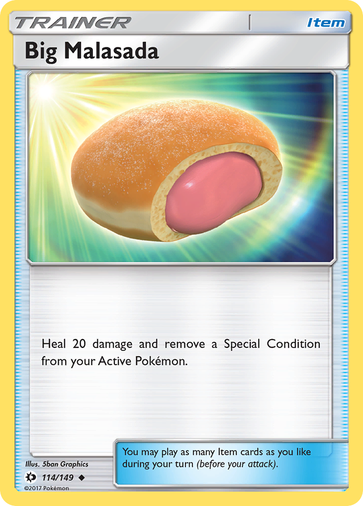 Big Malasada (114/149) [Sun & Moon: Base Set] | Anubis Games and Hobby