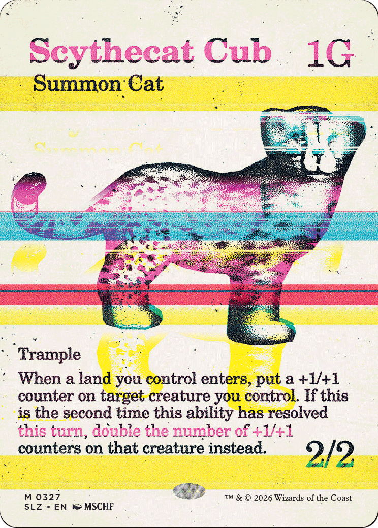 Scythecat Cub (0327) [Secret Lair x MSCHF: The Zeta Set] | Anubis Games and Hobby