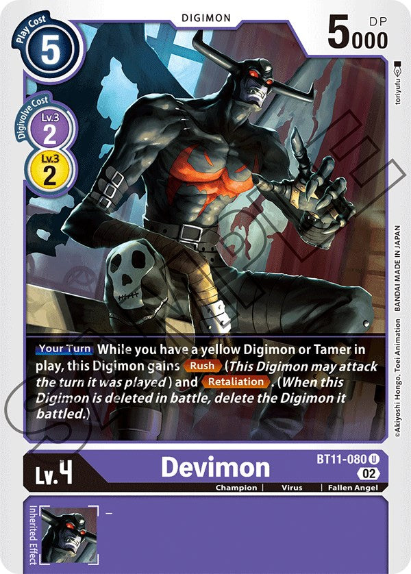 Devimon [BT11-080] [Dimensional Phase] | Anubis Games and Hobby