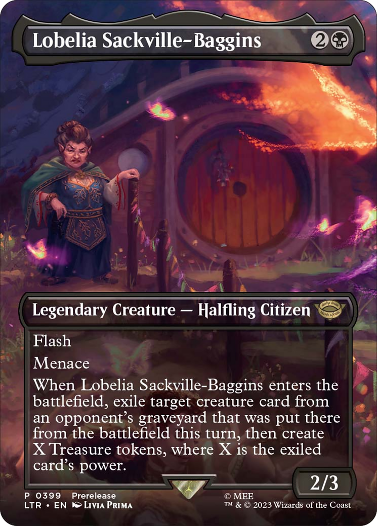 Lobelia Sackville-Baggins (Borderless Alternate Art) [The Lord of the Rings: Tales of Middle-Earth] | Anubis Games and Hobby