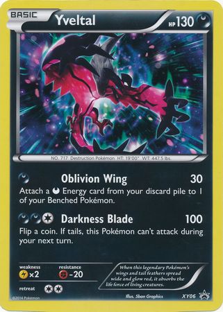 Yveltal (XY06) (Jumbo Card) [XY: Black Star Promos] | Anubis Games and Hobby