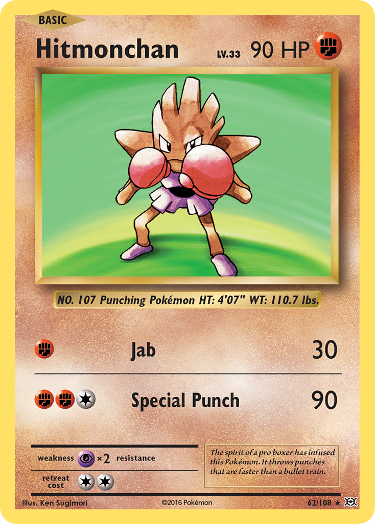 Hitmonchan (62/108) [XY: Evolutions] | Anubis Games and Hobby