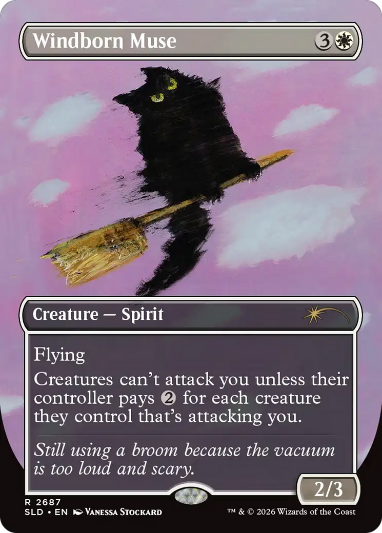 Windborn Muse [Secret Lair Drop Series] | Anubis Games and Hobby
