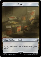 Warrior // Food (0012) Double-Sided Token [Fallout Tokens] | Anubis Games and Hobby