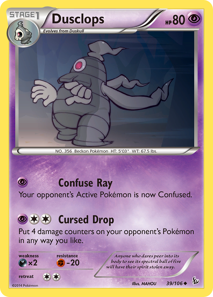 Dusclops (39/106) [XY: Flashfire] | Anubis Games and Hobby