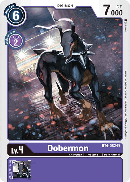 Dobermon [BT4-082] [Great Legend] | Anubis Games and Hobby