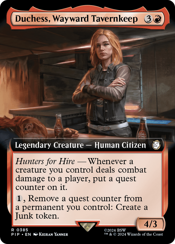 Duchess, Wayward Tavernkeep (Extended Art) [Fallout] | Anubis Games and Hobby