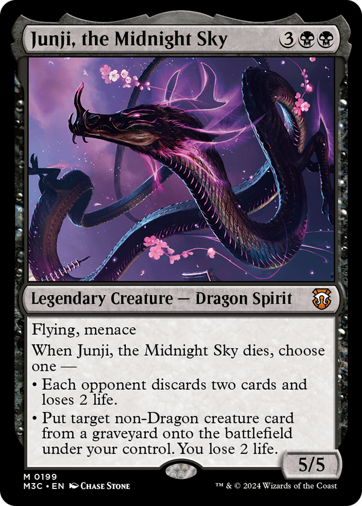 Junji, the Midnight Sky (Ripple Foil) [Modern Horizons 3 Commander] | Anubis Games and Hobby