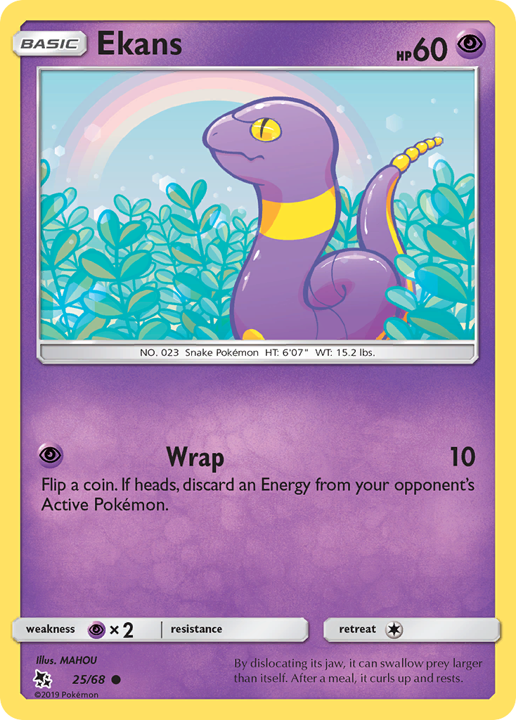 Ekans (25/68) [Sun & Moon: Hidden Fates] | Anubis Games and Hobby