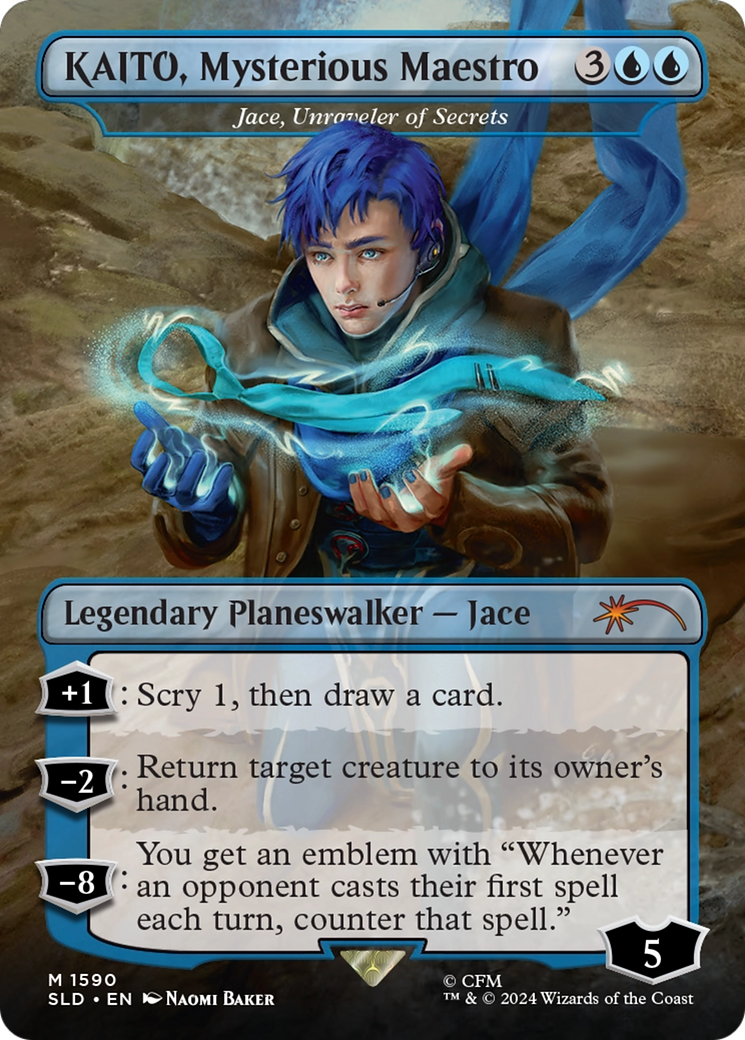 KAITO, Mysterious Maestro - Jace, Unraveler of Secrets [Secret Lair Drop Series] | Anubis Games and Hobby