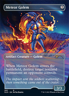 Meteor Golem (Borderless) [Secret Lair Drop Series] | Anubis Games and Hobby