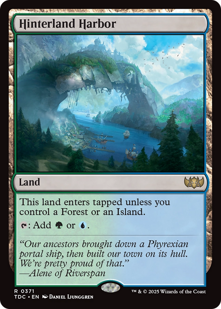 Hinterland Harbor [Tarkir: Dragonstorm Commander] | Anubis Games and Hobby