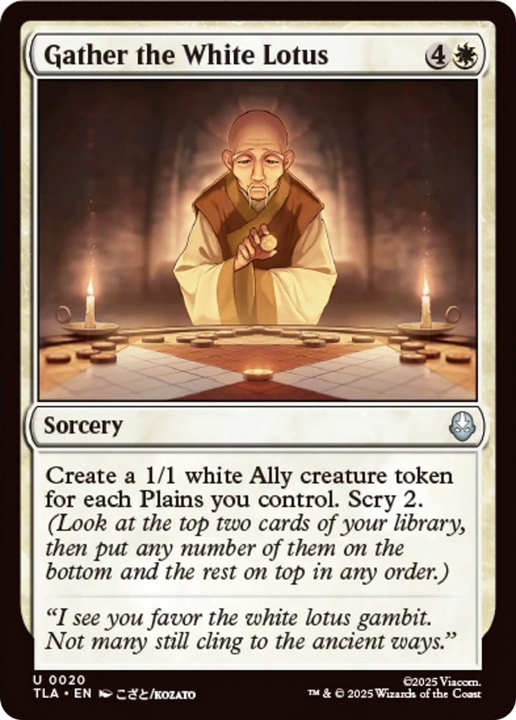 Gather the White Lotus [Avatar: The Last Airbender] | Anubis Games and Hobby