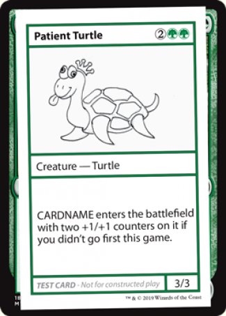 Patient Turtle (2021 Edition) [Mystery Booster Playtest Cards] | Anubis Games and Hobby