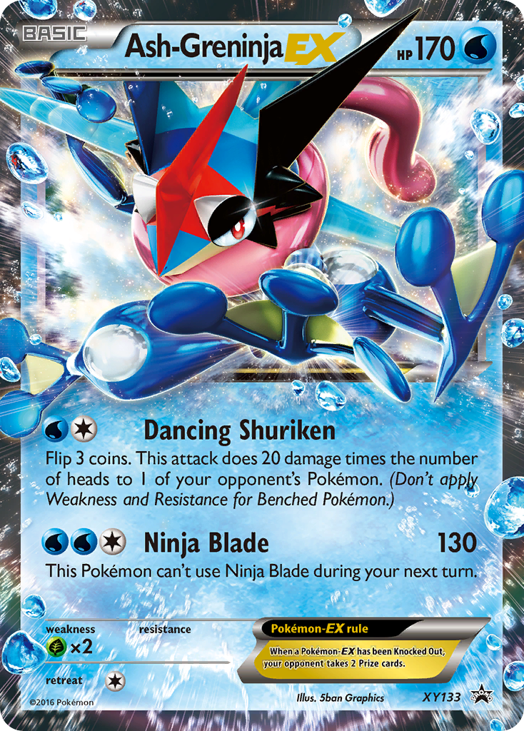 Ash-Greninja EX (XY133) [XY: Black Star Promos] | Anubis Games and Hobby