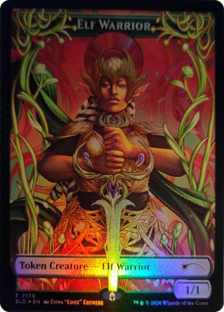 Elf Warrior Token (7170) [Secret Lair Drop Series] | Anubis Games and Hobby