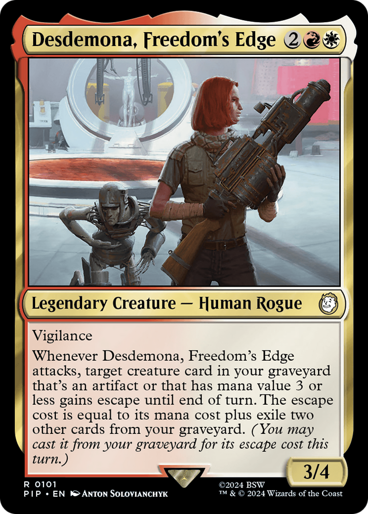 Desdemona, Freedom's Edge [Fallout] | Anubis Games and Hobby