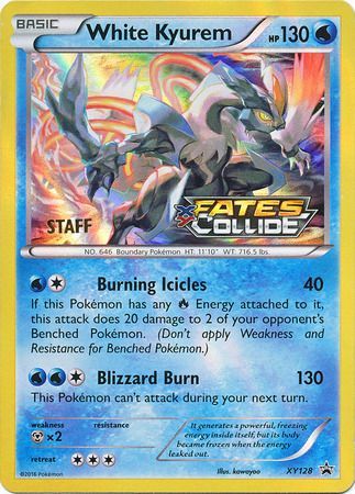 White Kyurem (XY128) (Staff) [XY: Black Star Promos] | Anubis Games and Hobby