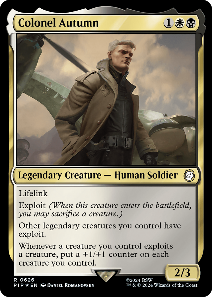 Colonel Autumn (Surge Foil) [Fallout] | Anubis Games and Hobby