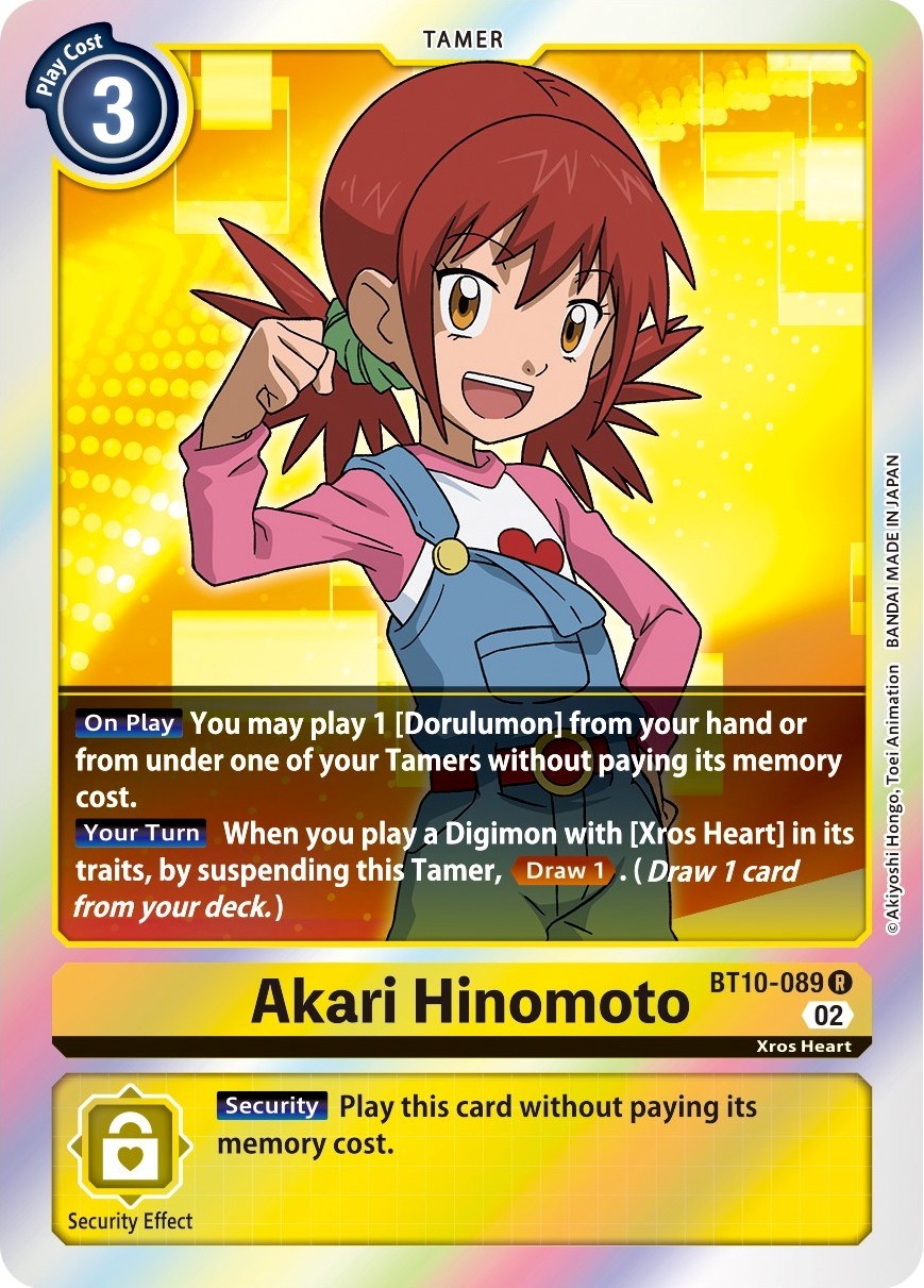 Akari Hinomoto [BT10-089] [Xros Encounter] | Anubis Games and Hobby