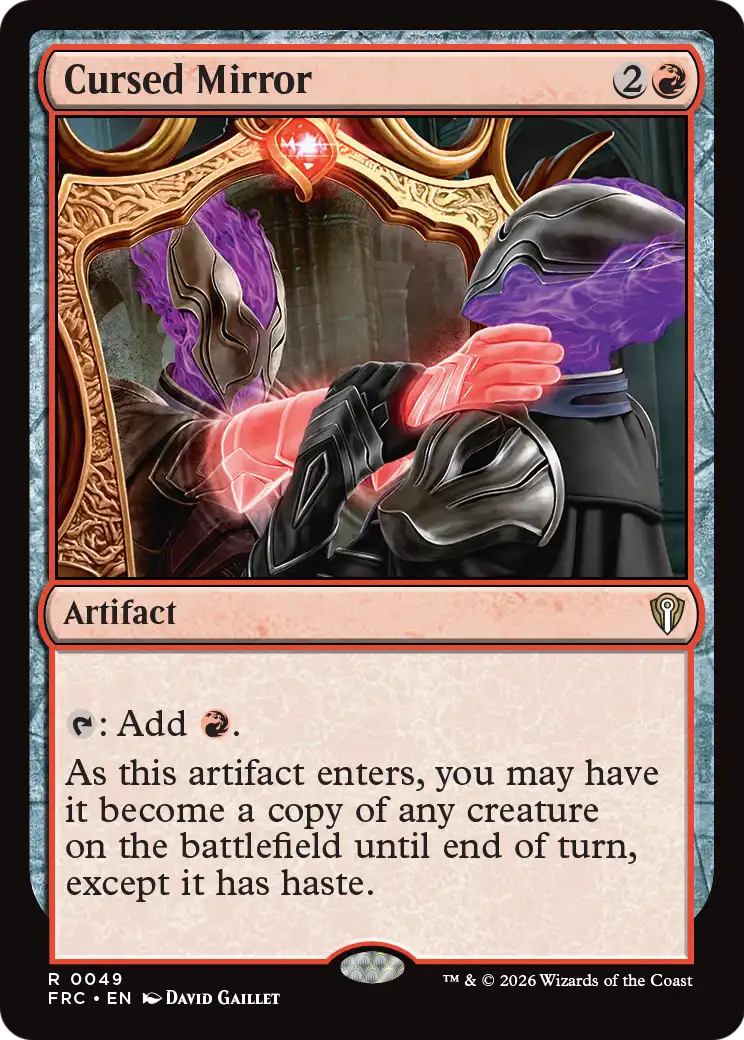 Cursed Mirror [Reality Fracture Commander] | Anubis Games and Hobby