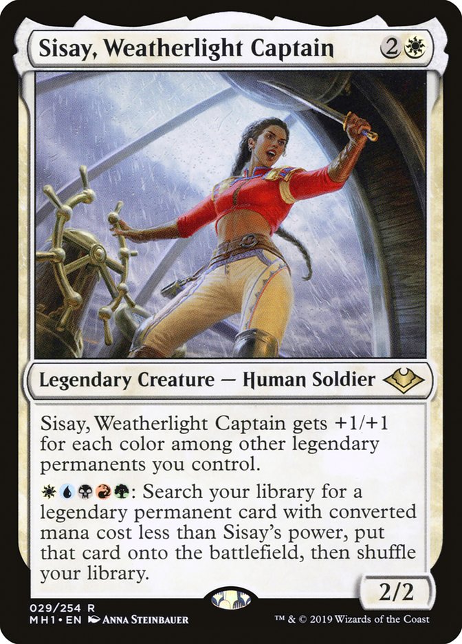 Sisay, Weatherlight Captain [Modern Horizons] | Anubis Games and Hobby